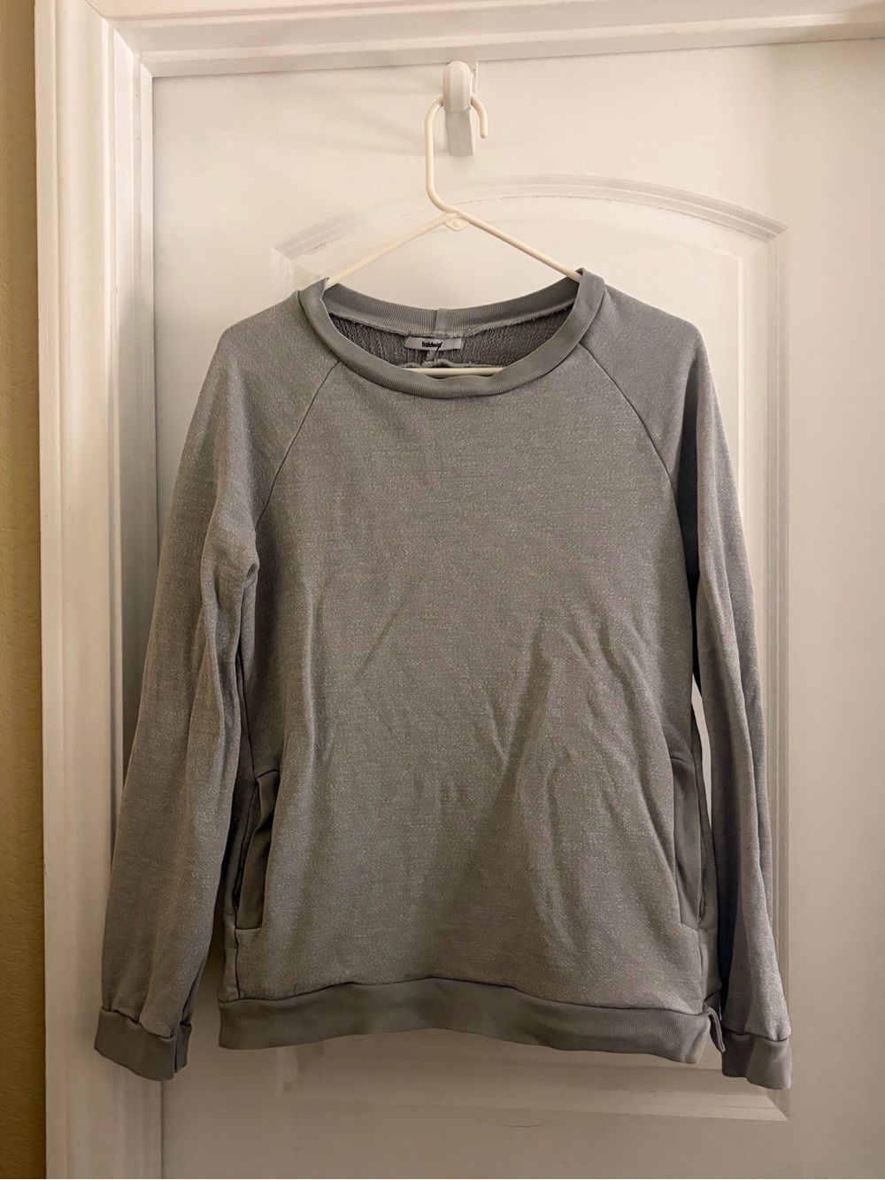 Navy Baldwin pullover with pockets